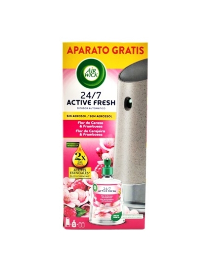 Immagine di AIR WICK ACTIVE FRESH BASE + RIC. 250ML FIORI CILIEGIO
