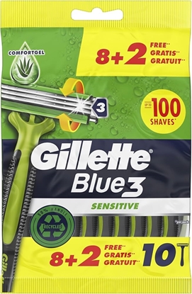 Immagine di GILLETTE BLUE III SENSITIVE 8+2PZ
