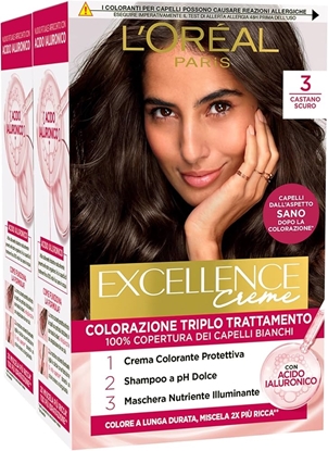 Immagine di L'OREAL EXCELLENCE 3 CASTANO SCURO