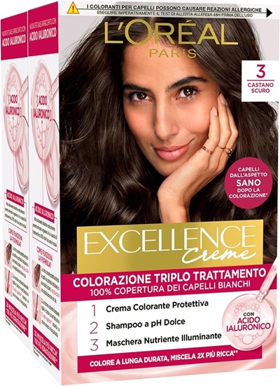 Immagine di L'OREAL EXCELLENCE 3 CASTANO SCURO