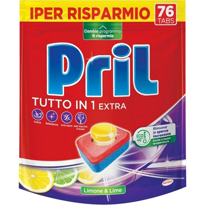 Immagine di PRIL TABS TUTTO IN1 76PZ LIMONE E LIME