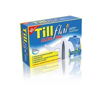 Immagine di TILL FLAI ASSORBENTE ASCELLARE ANTI ALONI 10PZ