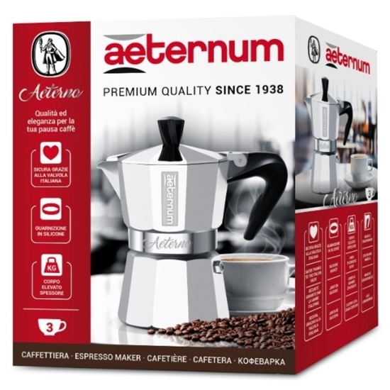 Immagine di AETERNUM BIALETTI CAFFETTIERA MOKA PREMIUM QUALITY 2 TAZZE